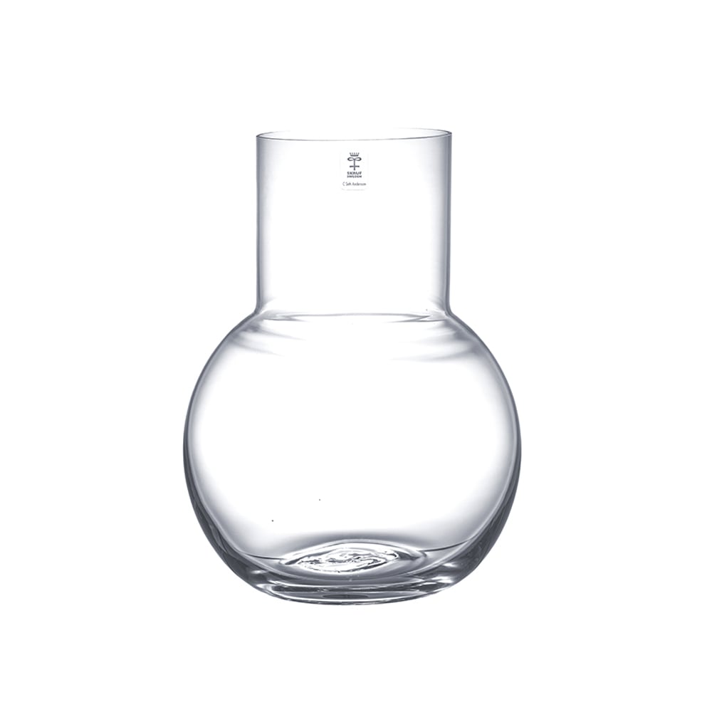 Skrufs Glasbruk Pallo Vase Klar 20cm