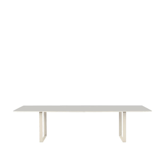 Muuto 70/70 Esstisch 295 x 108cm Grey linoleum-Plywood-Sand