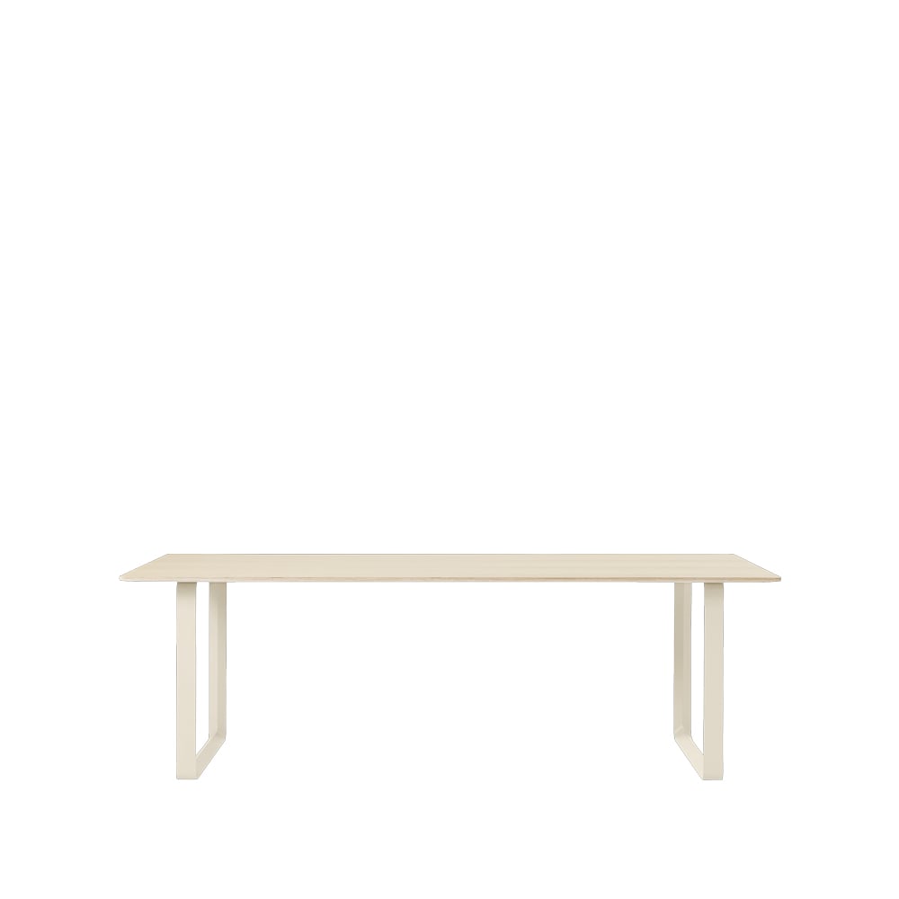 Muuto 70/70 Esstisch 225 x 90cm Oak veneer-Plywood-Sand