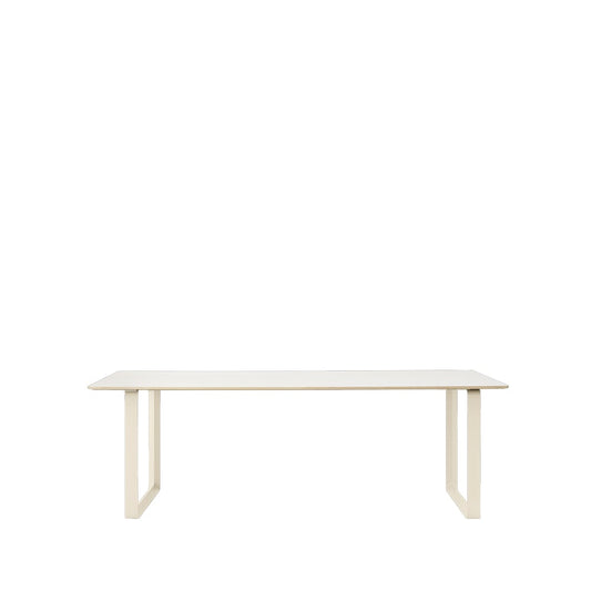 Muuto 70/70 Esstisch 225 x 90cm White laminate-Plywood-Sand