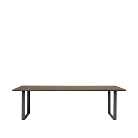 Muuto 70/70 Esstisch 255 x 108cm Solid Smoked oak-Black