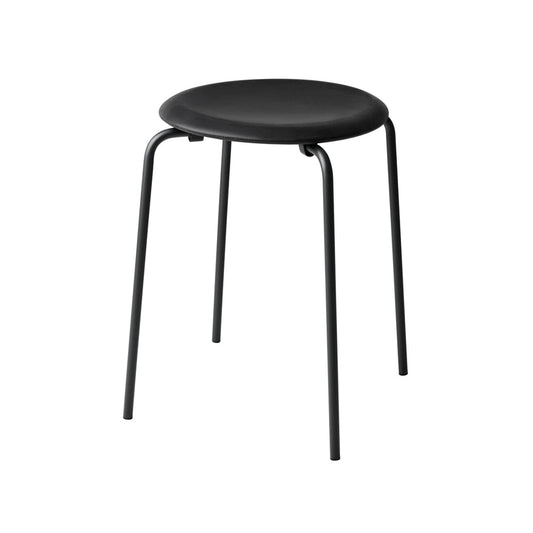 Fritz Hansen Dot stool leather Cowboy black