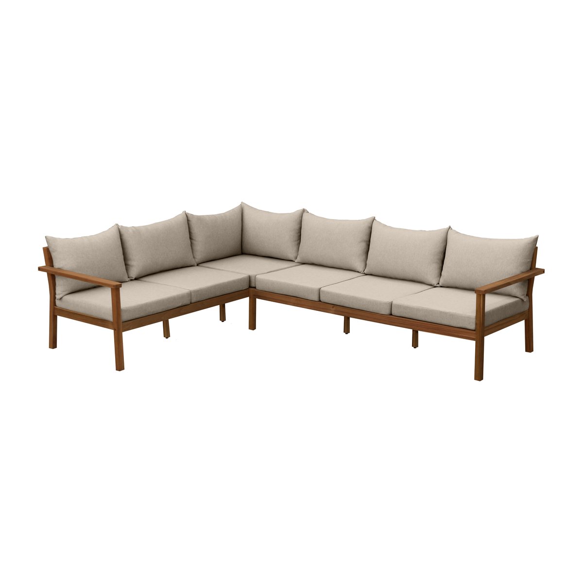 1898 Stockaryd Ecksofa Teak-Beige