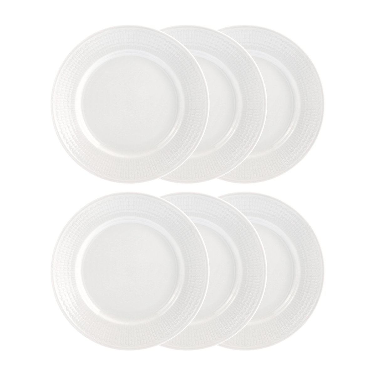 Rörstrand Swedish Grace tallrik 21 cm, 6-pack snö (vit) snö (vit)