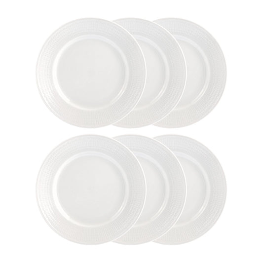 Rörstrand Swedish Grace tallrik 21 cm, 6-pack snö (vit) snö (vit)