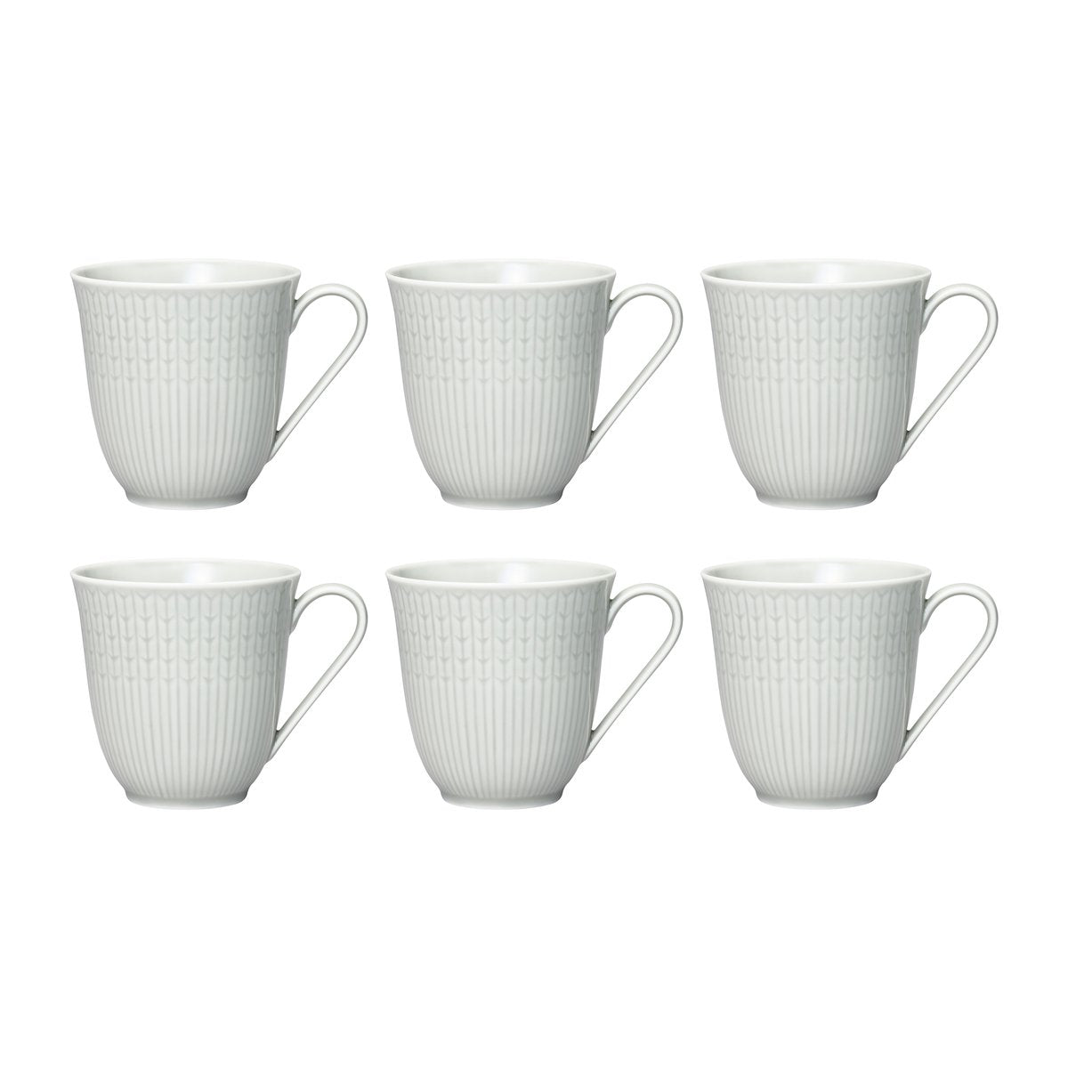 Rörstrand Swedish Grace Tasse klein 6er Pack Nebel (grau) Nebel (grau)