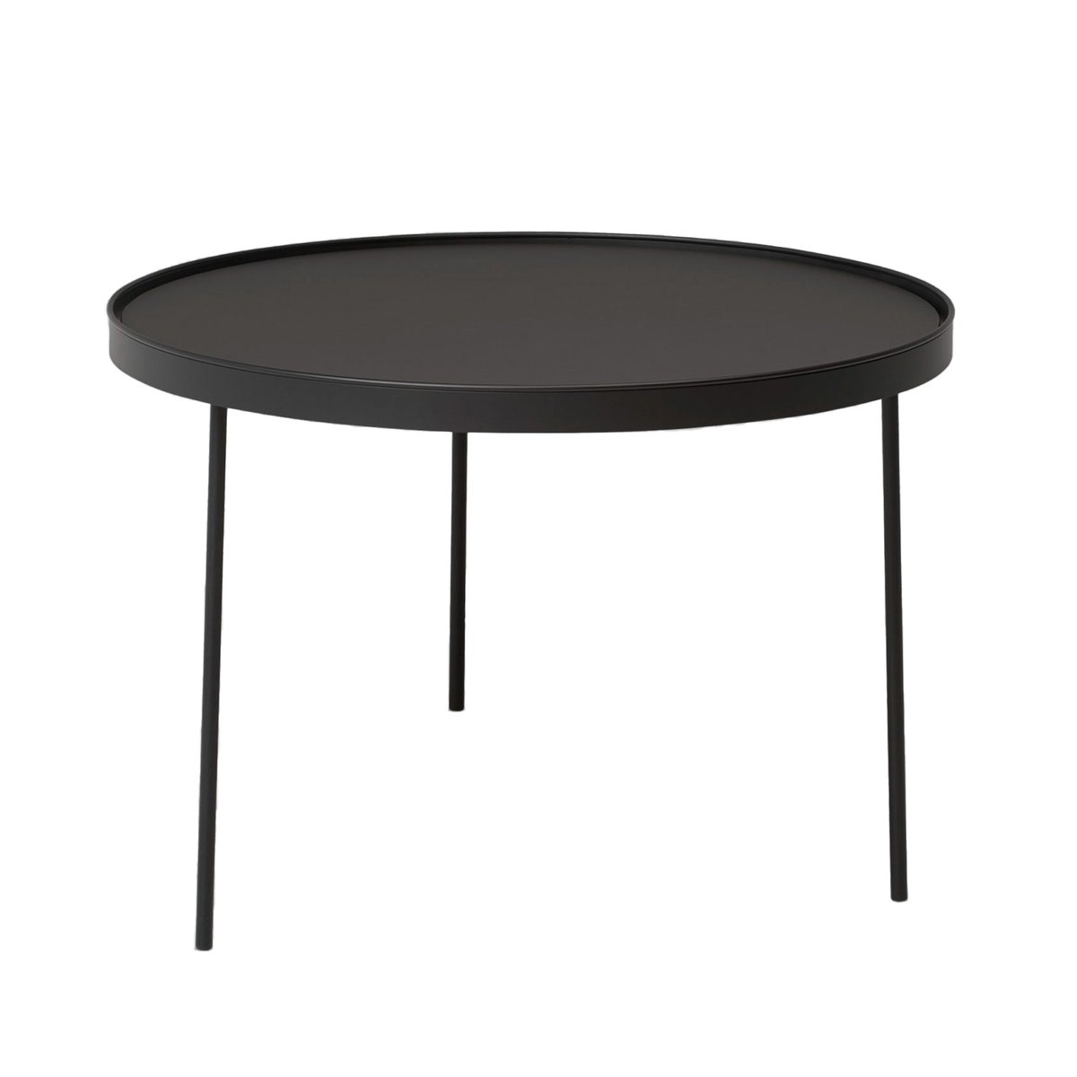 Northern Stalk Couchtisch schwarz groß Ø74 cm H:50 cm