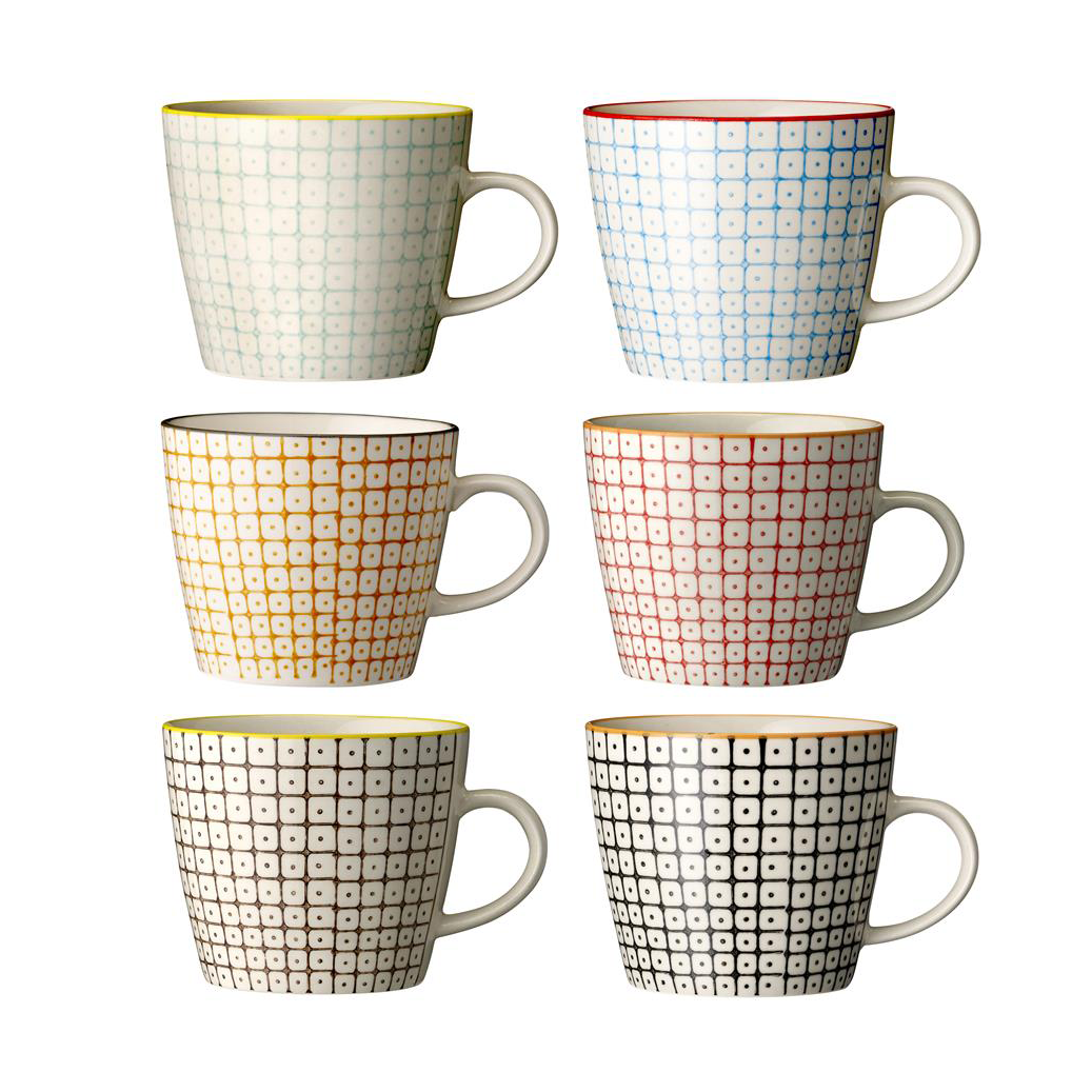 Bloomingville Carla Tasse 8,3cm 6 Teile Multi