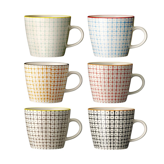 Bloomingville Carla Tasse 8,3cm 6 Teile Multi