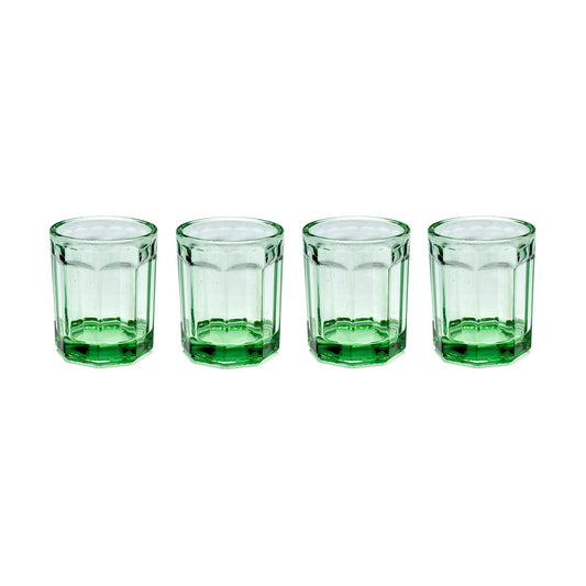 Serax Fish & Fish dricksglas 22 cl 4-pack Green Green