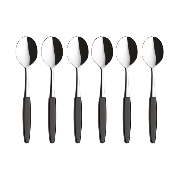 Skaugum of Norway Skaugum Dessertlöffel 6er Pack Urban Black Urban Black