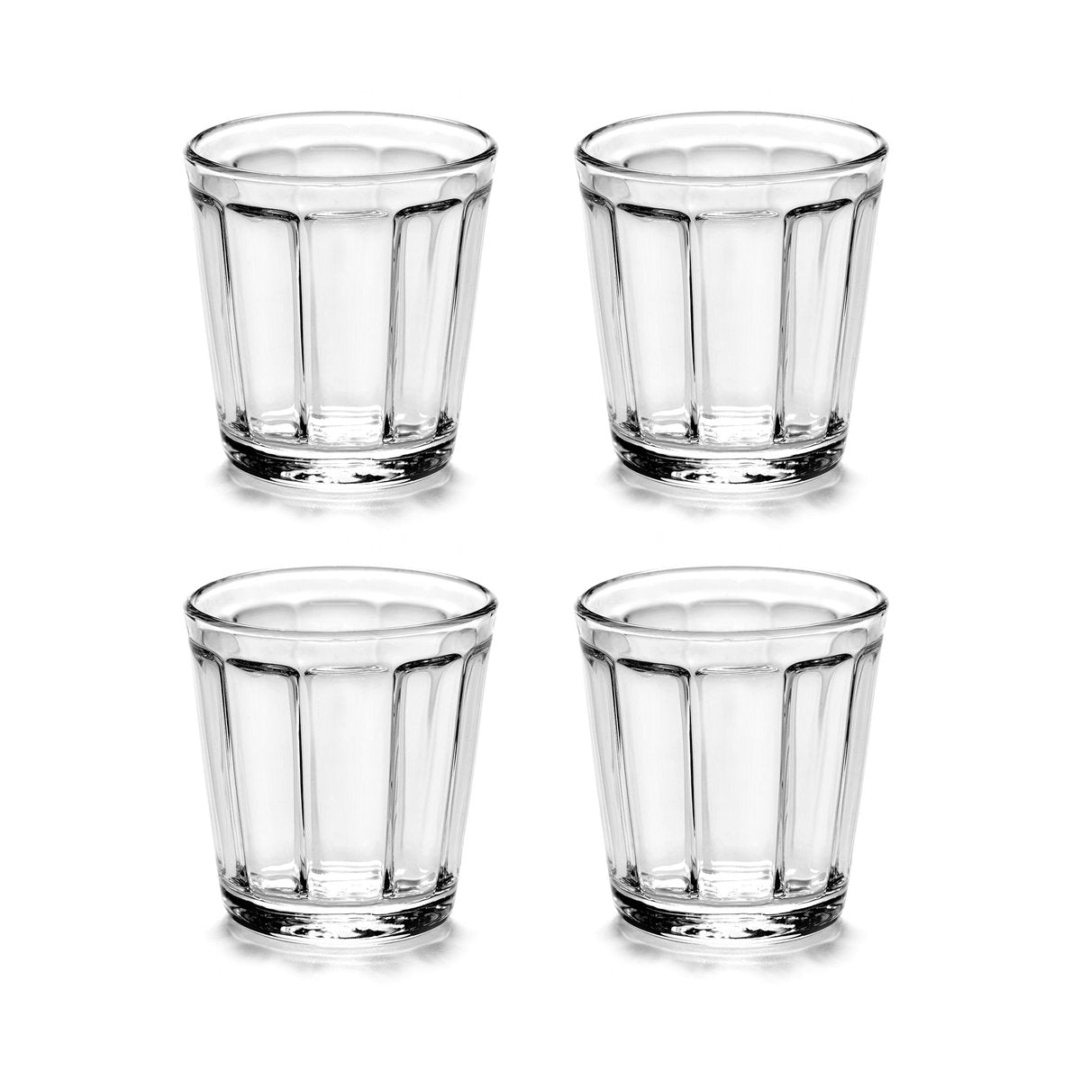 Serax Surface espressoglas 10 cl 4-pack Klar Klar