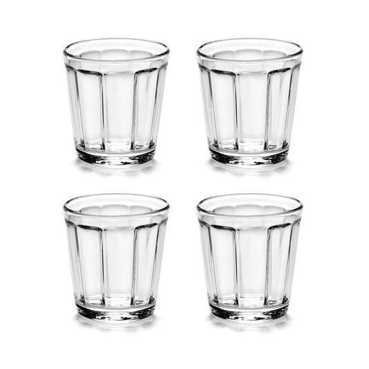 Serax Surface espressoglas 10 cl 4-pack Klar Klar