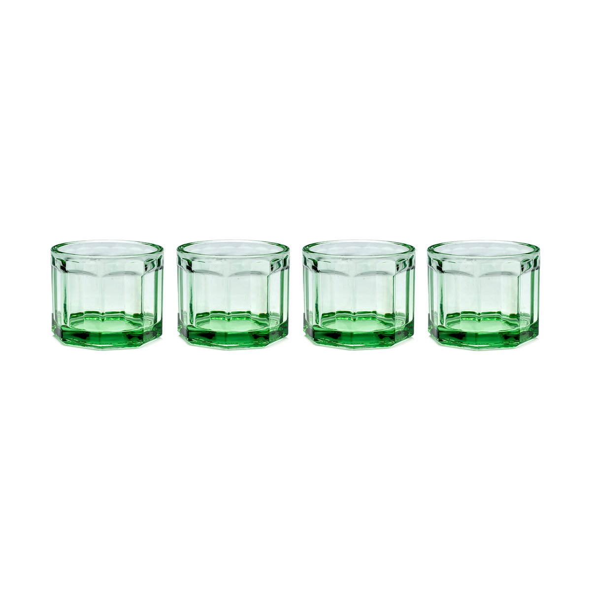 Serax Fish & Fish dricksglas 16 cl 4-pack Green Green