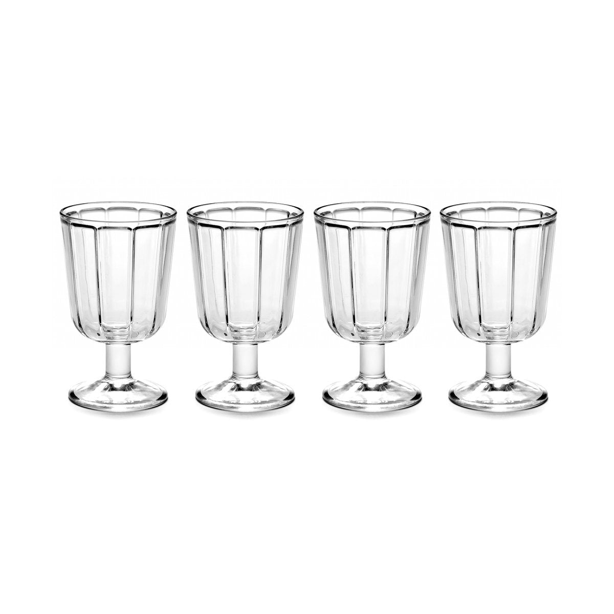 Serax Surface vitvinsglas 18 cl 4-pack Klar Klar