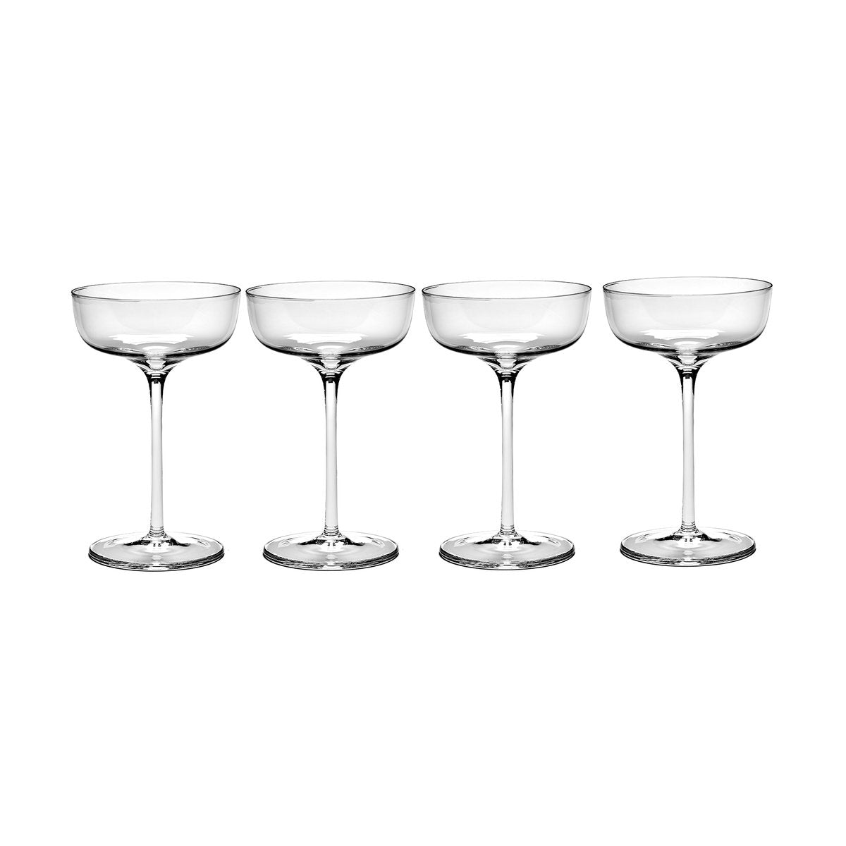 Serax Passe-Partout champagneglas kupad 15 cl 4-pack Klar Klar