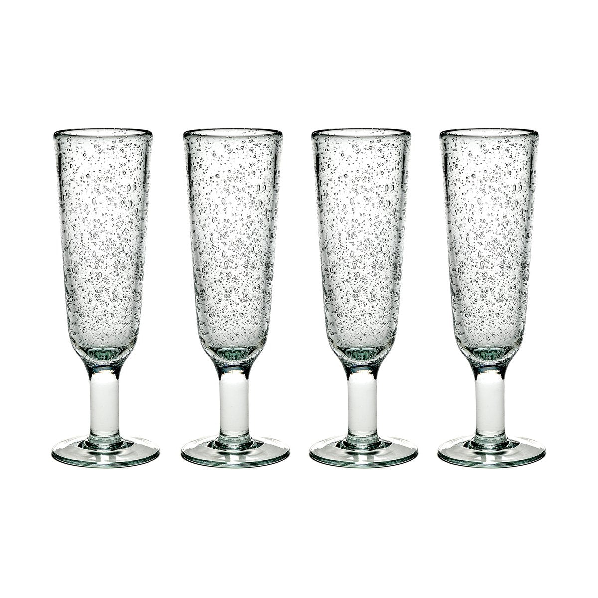 Serax Pure Pascale champagneglas 4-pack Klar Klar