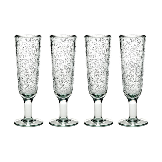 Serax Pure Pascale champagneglas 4-pack Klar Klar