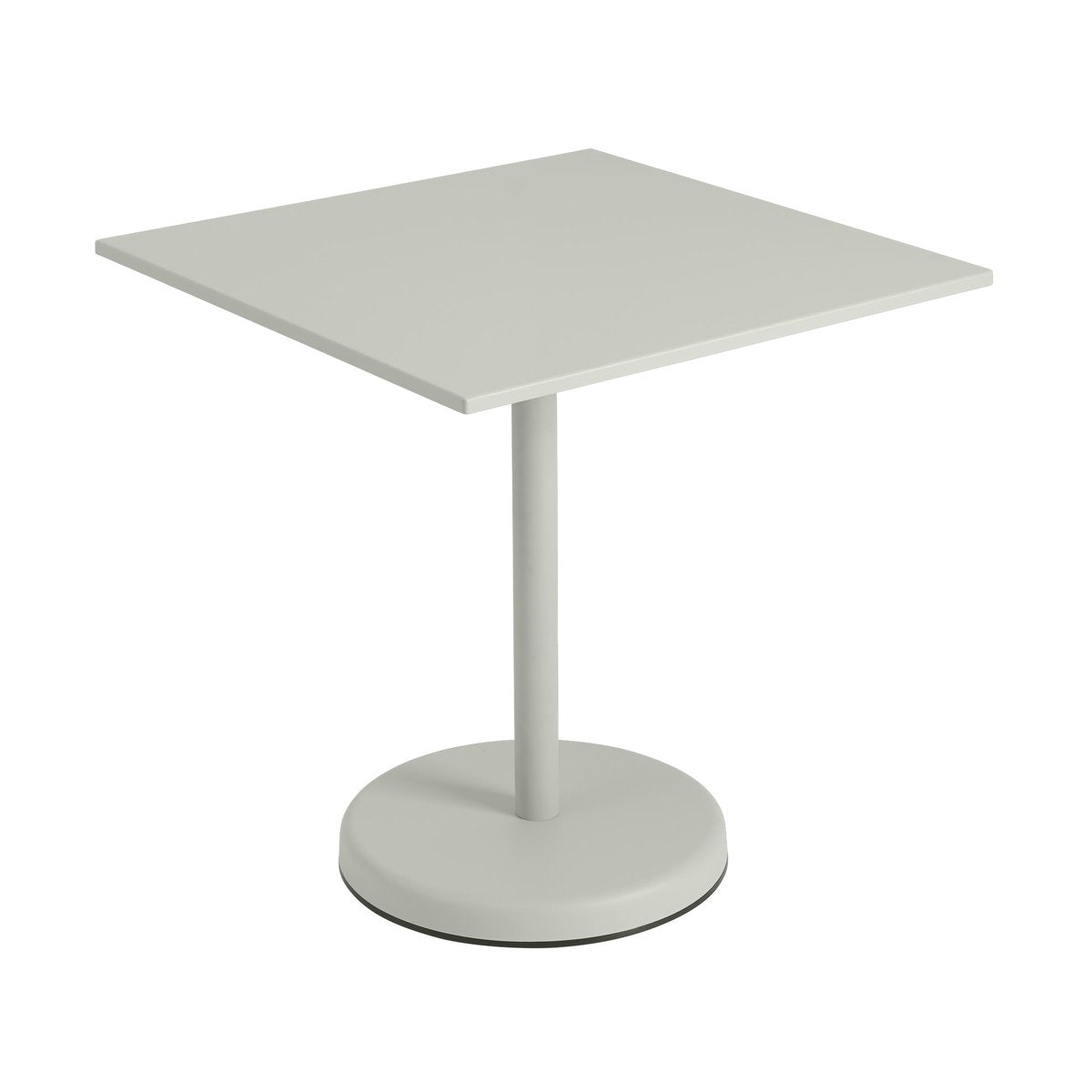 Muuto Linear Steel café table V2 70x70 cm Grey