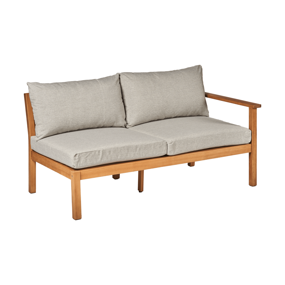 1898 Stockaryd Sofa-Modul 2-Sitzer rechts teak/light grey