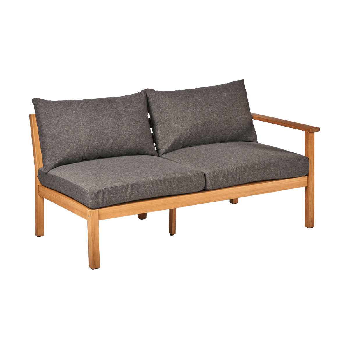 1898 Stockaryd Sofa-Modul 2-Sitzer rechts teak/dark grey