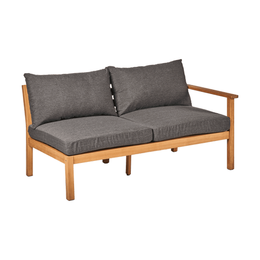 1898 Stockaryd Sofa-Modul 2-Sitzer rechts teak/dark grey