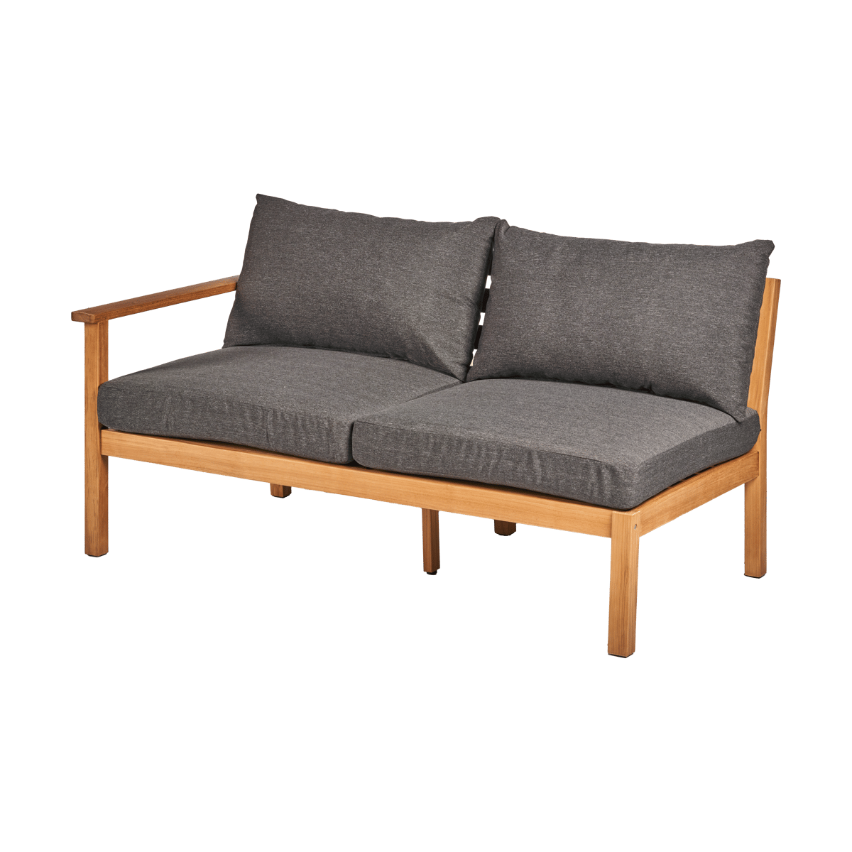 1898 Stockaryd soffmodul 2-sits höger teak/dark grey