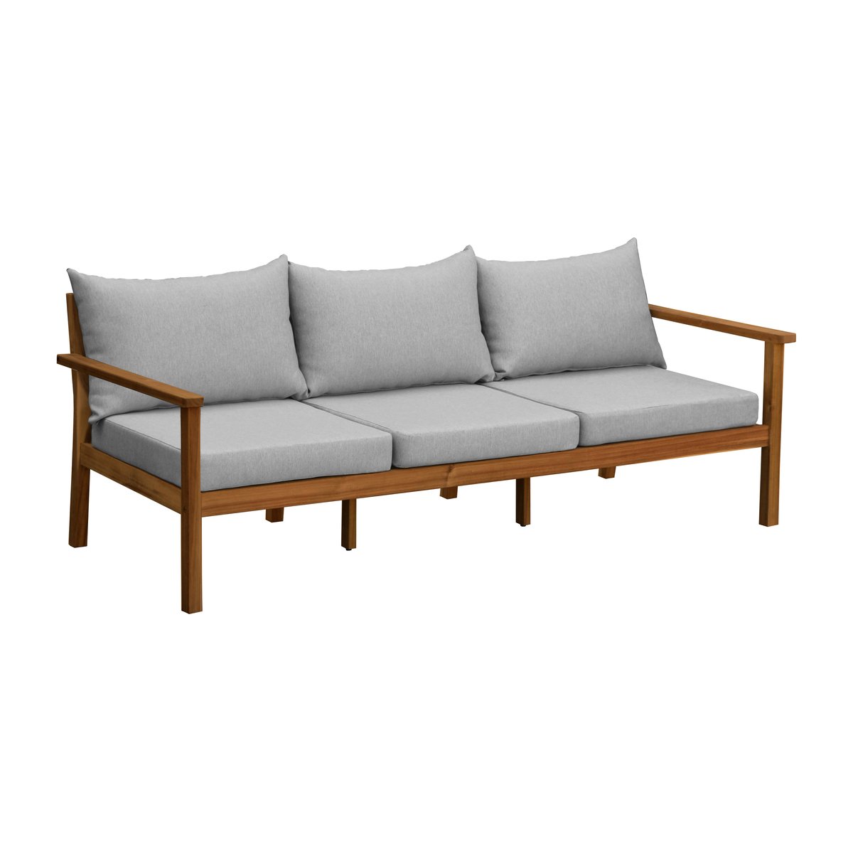 1898 Stockaryd Sofa 3-Sitzer Teak/Light Grey