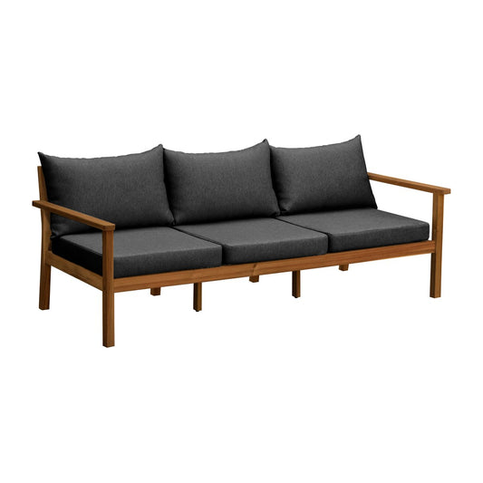 1898 Stockaryd Sofa 3-Sitzer Teak/Dark Grey