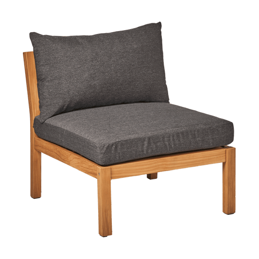 1898 Stockaryd Sofa-Modul Mittelteil teak/dark grey