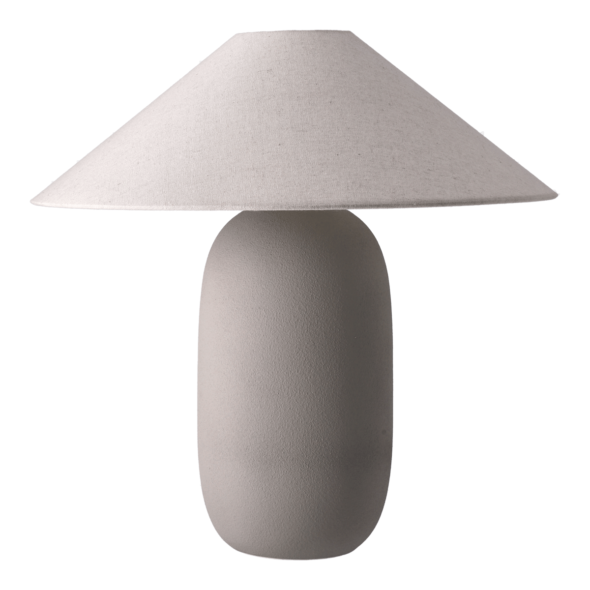 Scandi Living Boulder Tischleuchte 48 cm grey-nature Lampenfuß