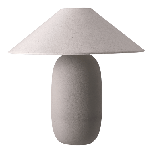 Scandi Living Boulder bordslampa 48 cm grey-nature Lampfot