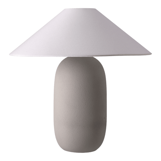 Scandi Living Boulder bordslampa 48 cm grey-white Lampfot