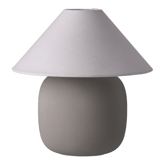 Scandi Living Boulder Tischleuchte 29 cm grey-white Lampenfuß