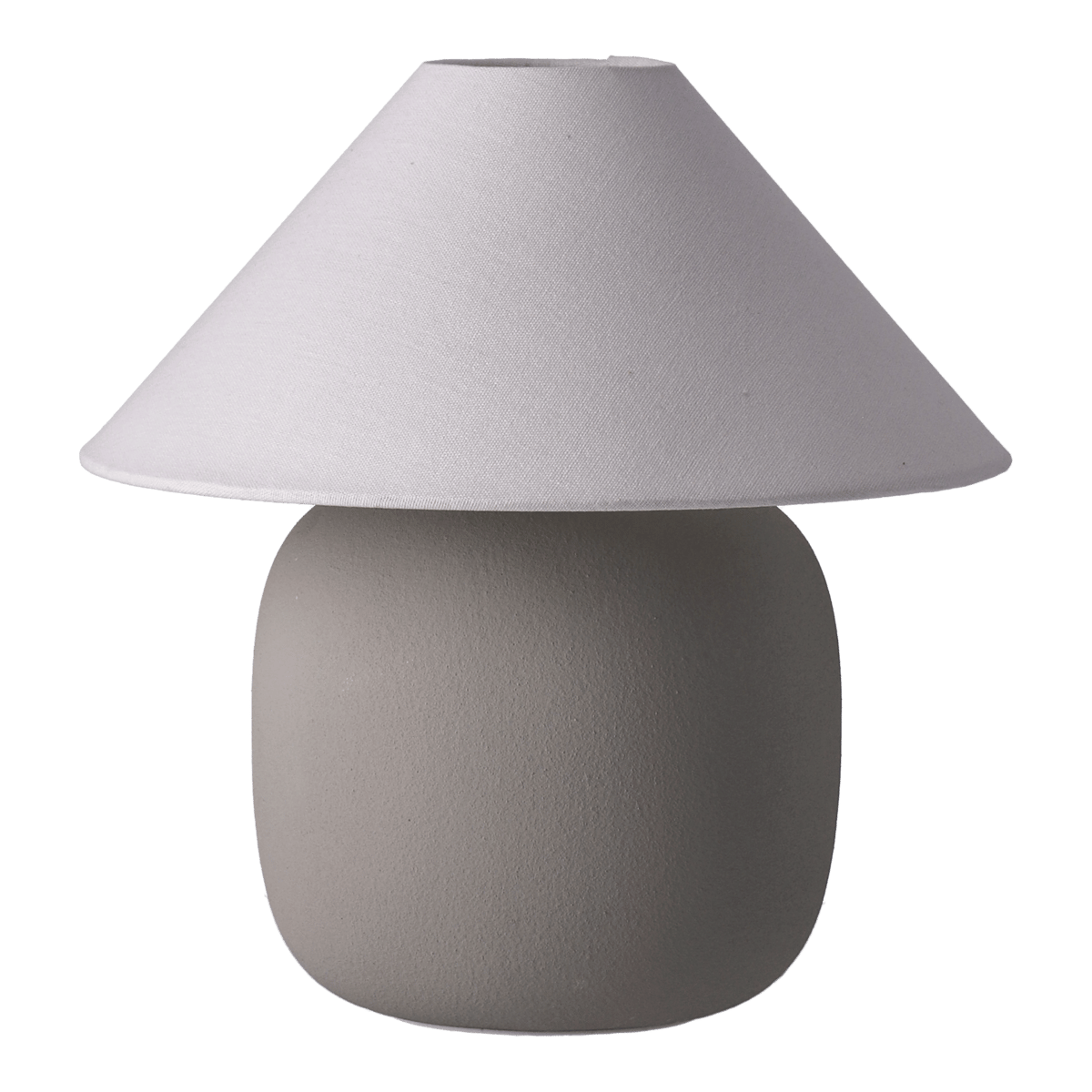 Scandi Living Boulder bordslampa 29 cm grey-white Lampfot