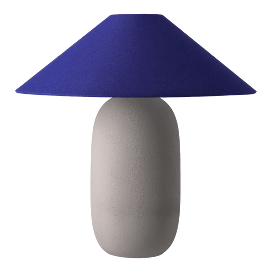 Scandi Living Boulder bordslampa 48 cm grey-cobolt