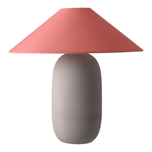 Scandi Living Boulder bordslampa 48 cm grey-peach