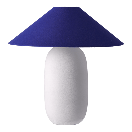 Scandi Living Boulder bordslampa 48 cm white-cobolt