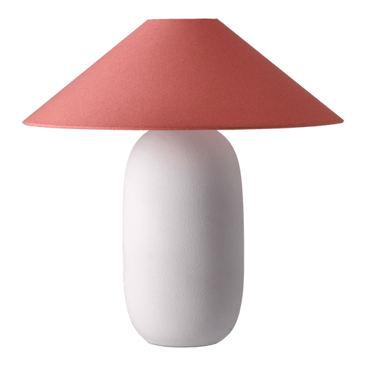 Scandi Living Boulder bordslampa 48 cm white-peach