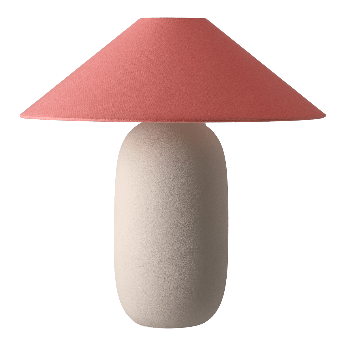 Scandi Living Boulder bordslampa 48 cm beige-peach