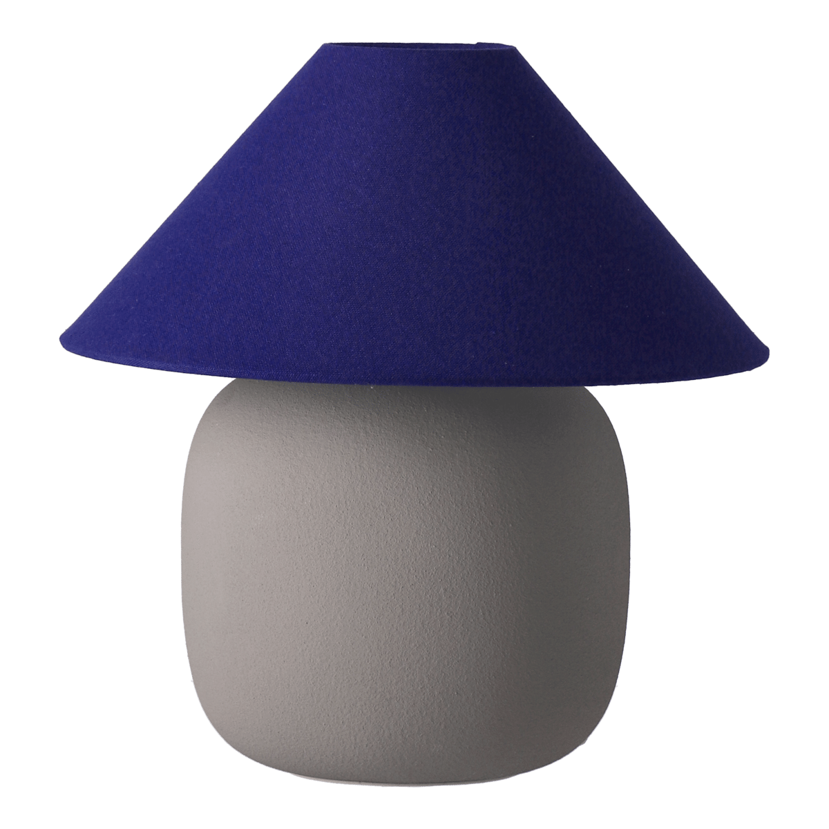 Scandi Living Boulder bordslampa 29 cm grey-cobolt