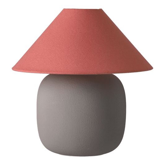 Scandi Living Boulder bordslampa 29 cm grey-peach