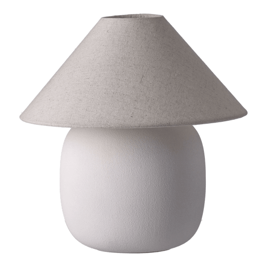 Scandi Living Boulder bordslampa 29 cm white-nature