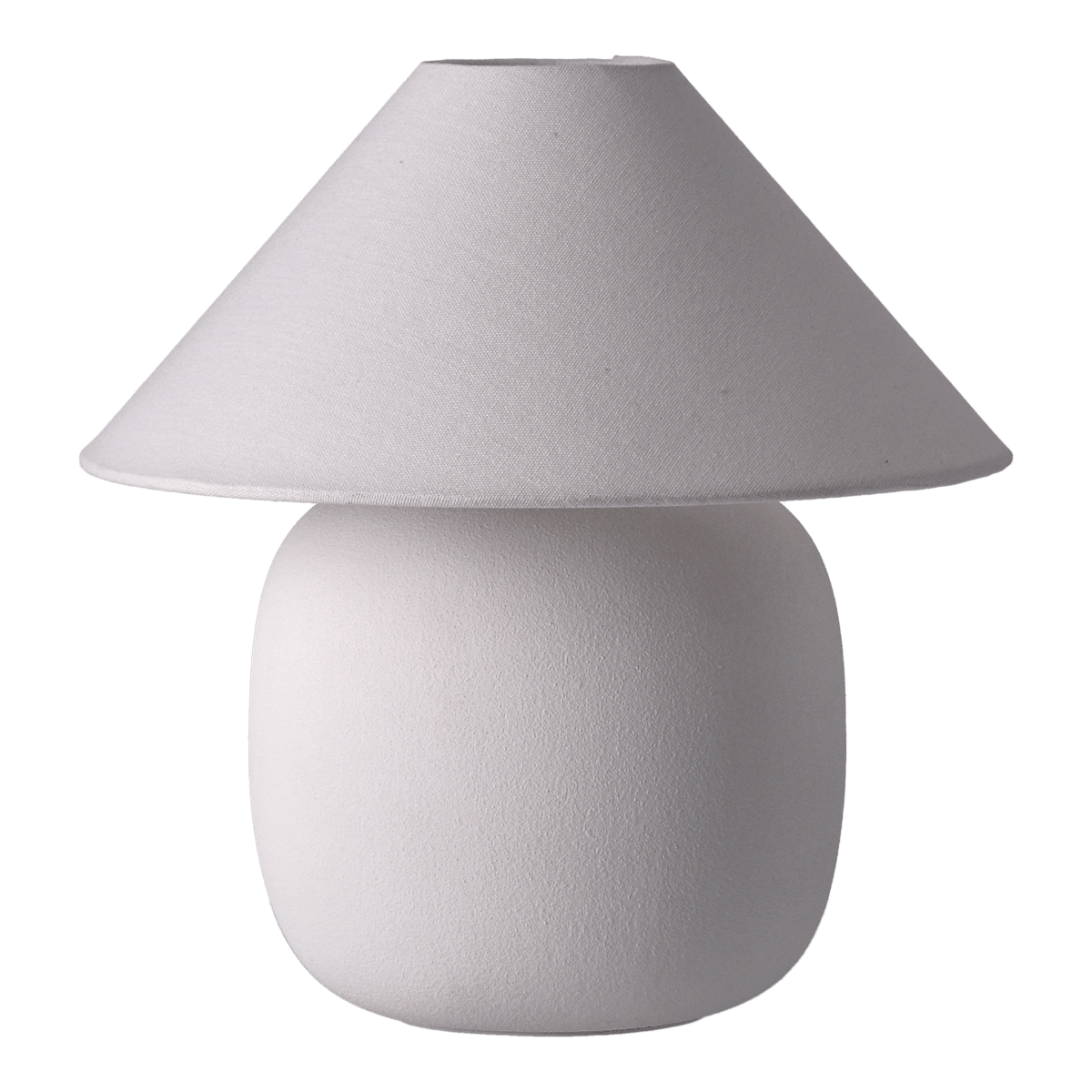 Scandi Living Boulder Tischleuchte 29 cm white-white