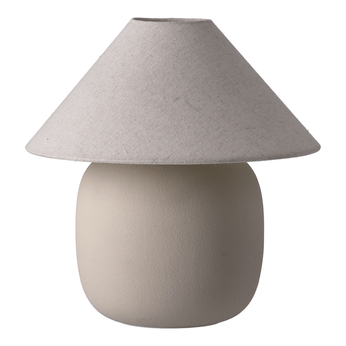 Scandi Living Boulder Tischleuchte 29 cm beige-nature