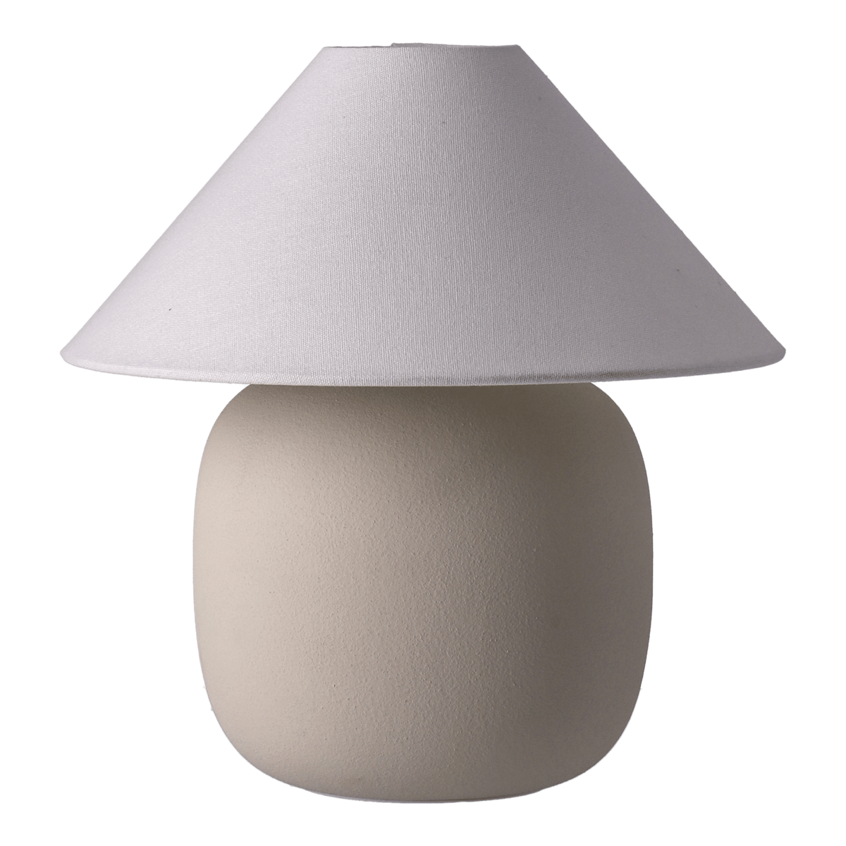 Scandi Living Boulder Tischleuchte 29 cm beige-white