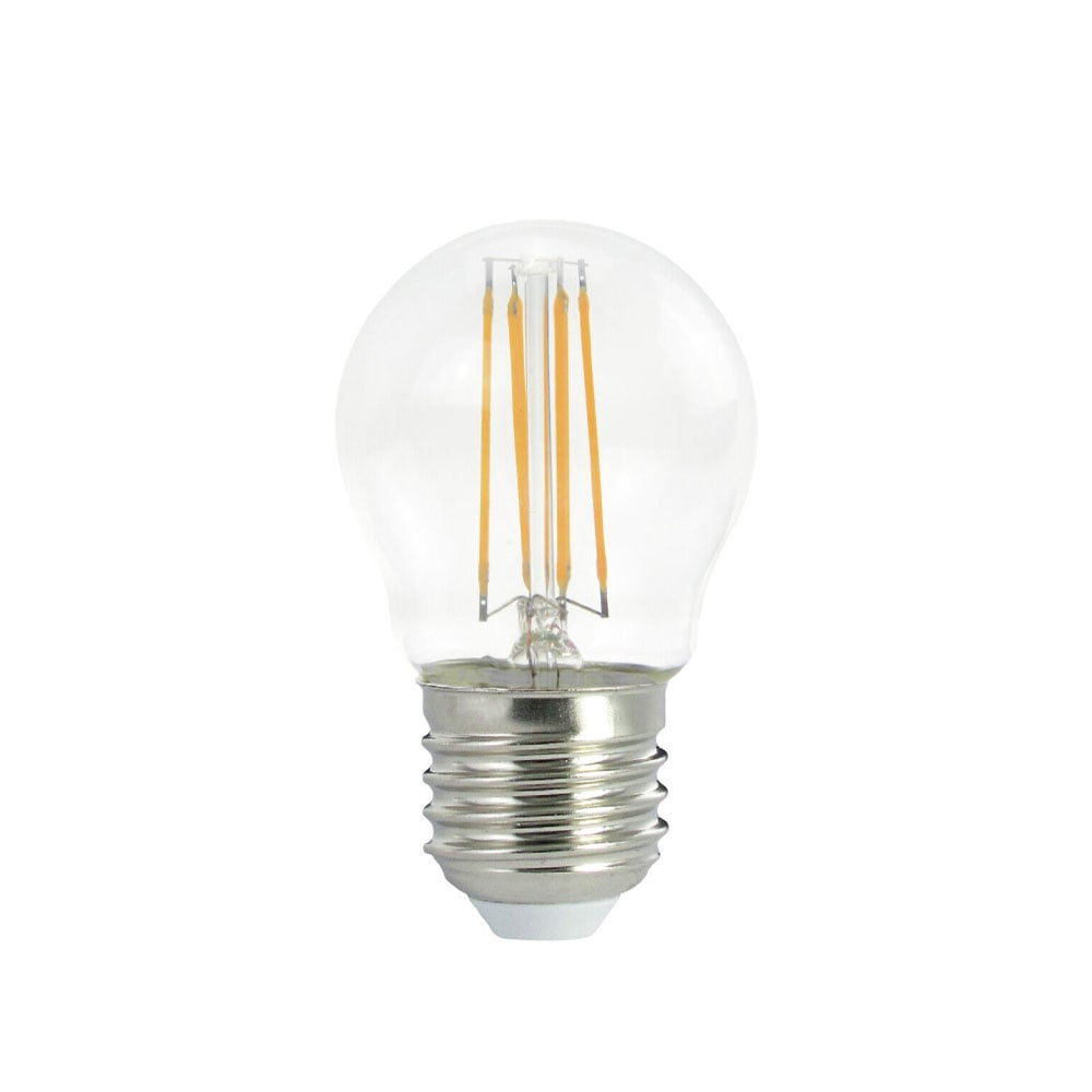 Airam Airam Filament LED E27 ball Glühbirne Klar, mit Speicher, p45 e27, 5w