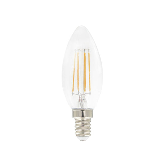 Airam Airam Filament LED Kerzen Glühbirne Klar, mit Speicher e14, 5w