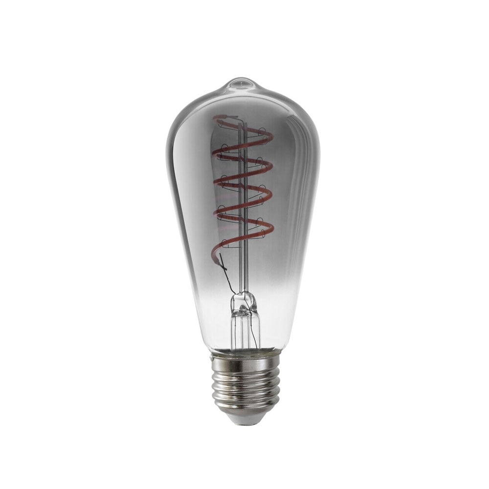 Airam Airam Filament LED-Edison Glühbirne Rauch, dimmbar, Spirale E27, 5W