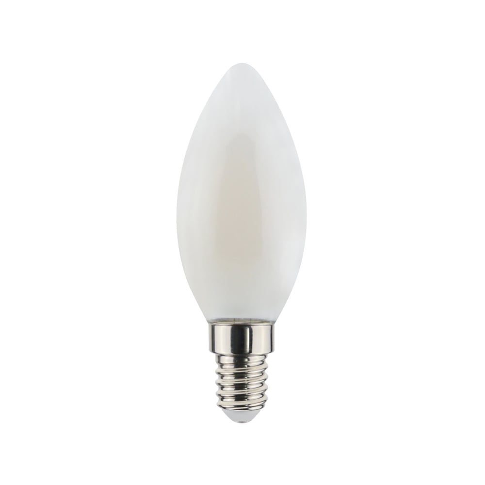 Airam Airam Filament LED-kronljus C37 ljuskälla opal, dimbar e14, 5w